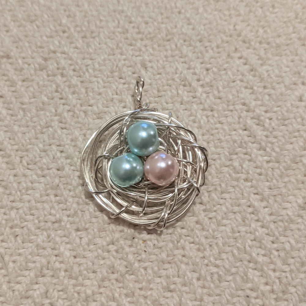 Handmade Bird's Nest Pendant